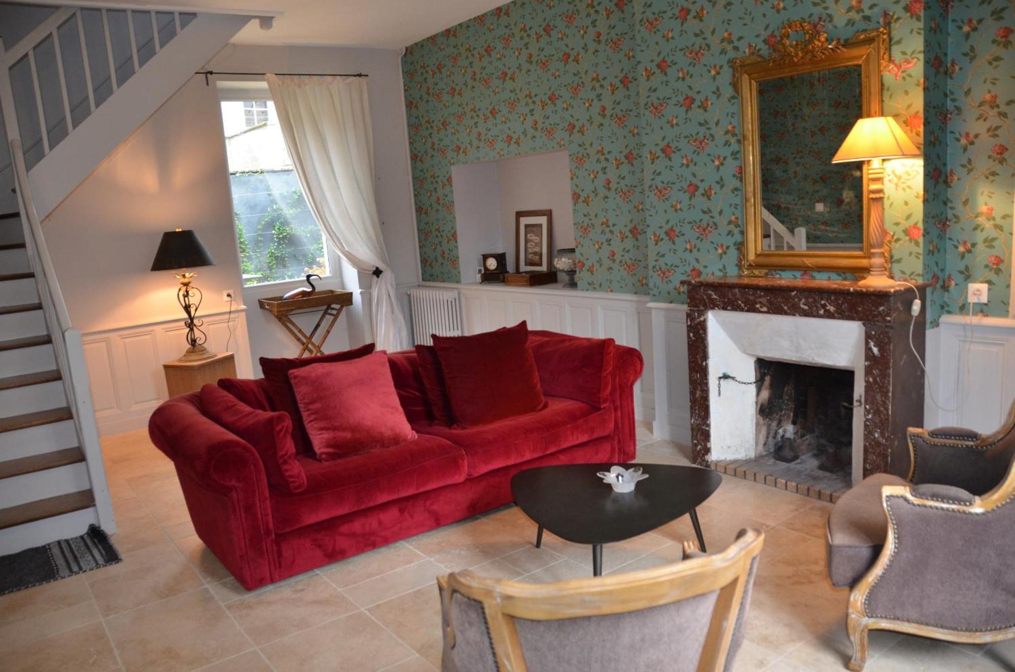 La Penesais Villa Beaumont-en-Véron Rom bilde